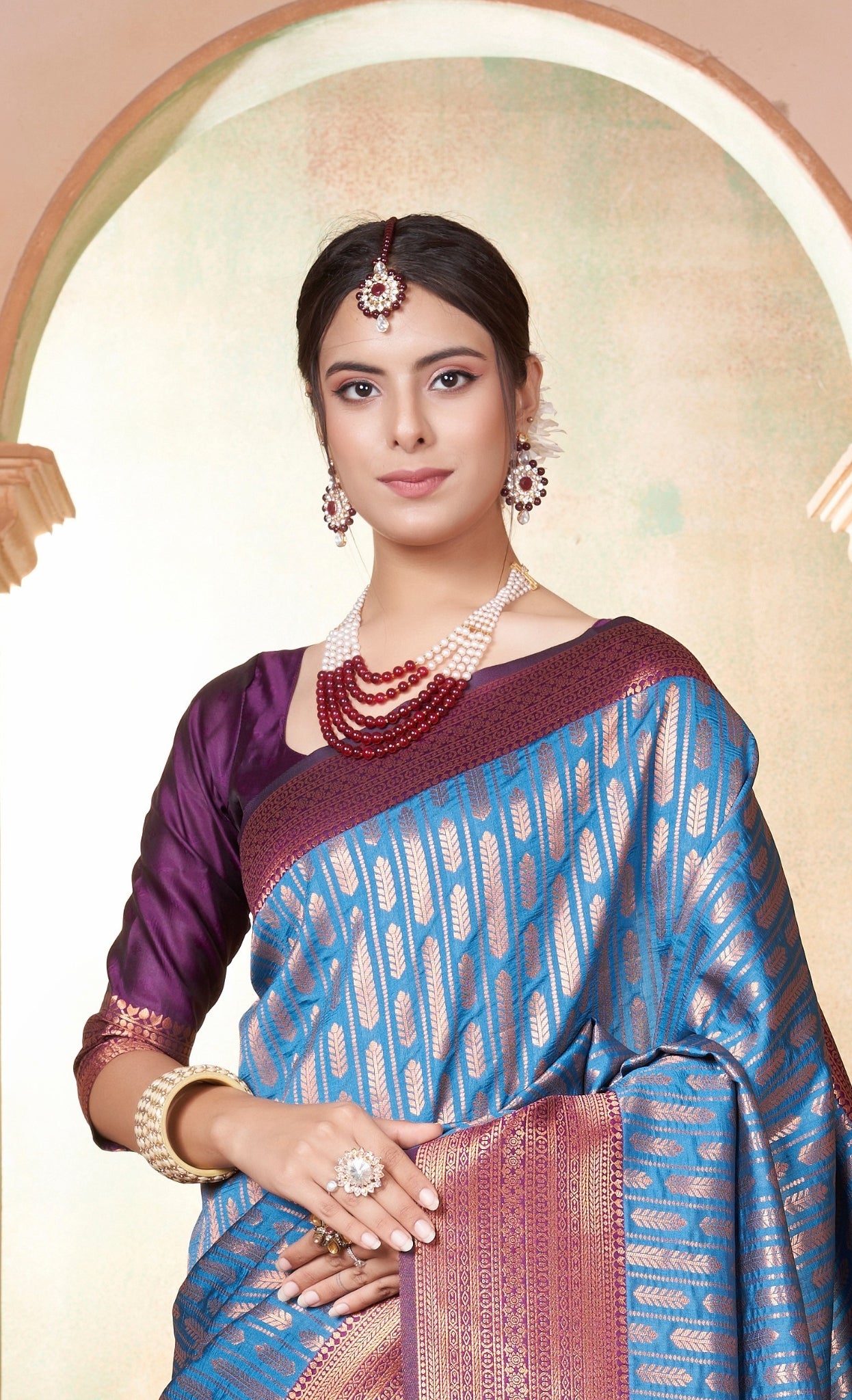 Sanaya Silk Woven Kanjivaram Saree