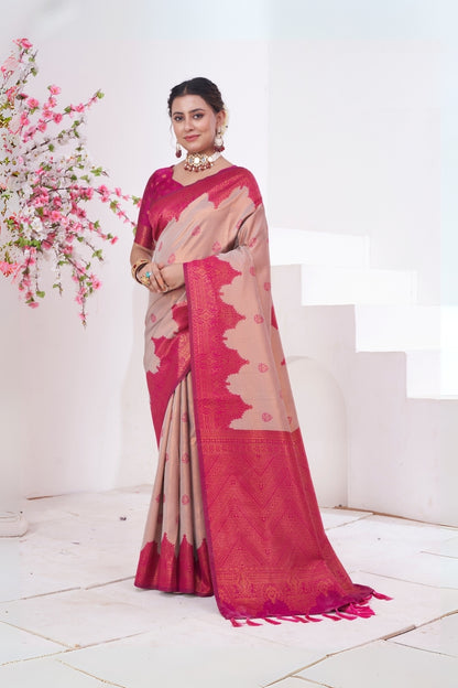 Komal Woven Silk Kanjivaram Saree