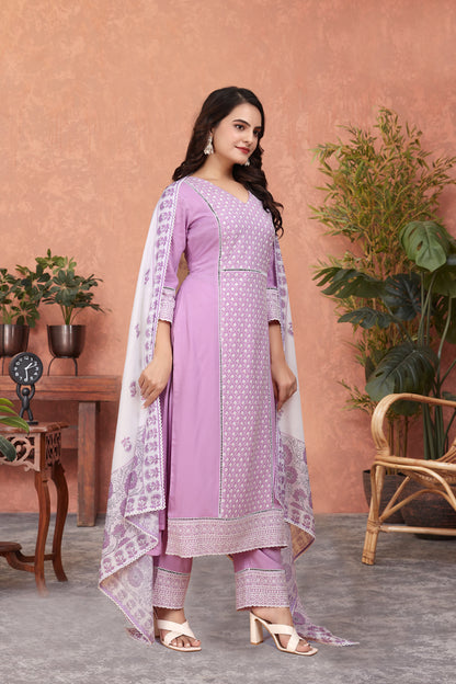 Pastel Grace Ethnic Set
