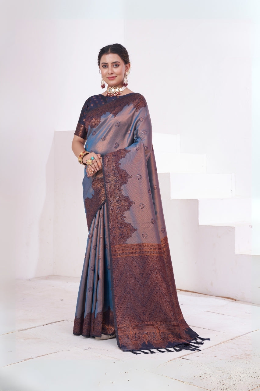 Komal Woven Silk Kanjivaram Saree