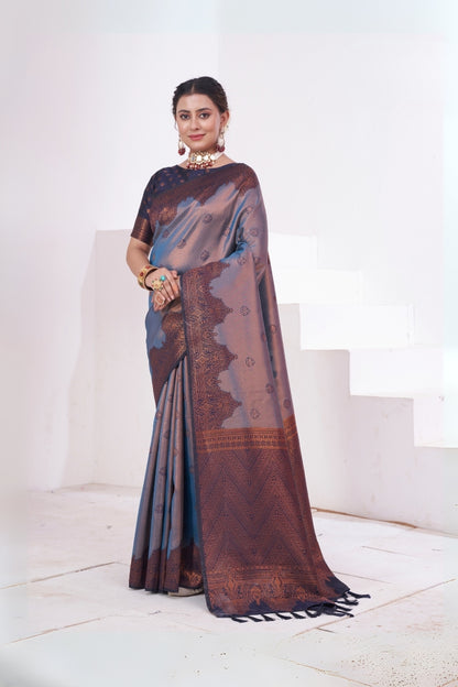 Komal Woven Silk Kanjivaram Saree