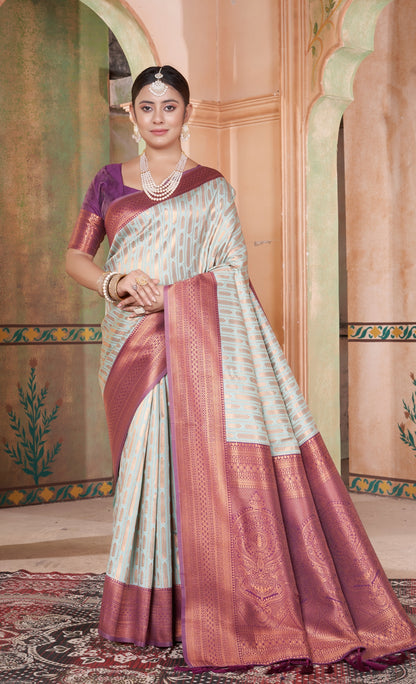 Sanaya Silk Woven Kanjivaram Saree