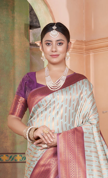 Sanaya Silk Woven Kanjivaram Saree