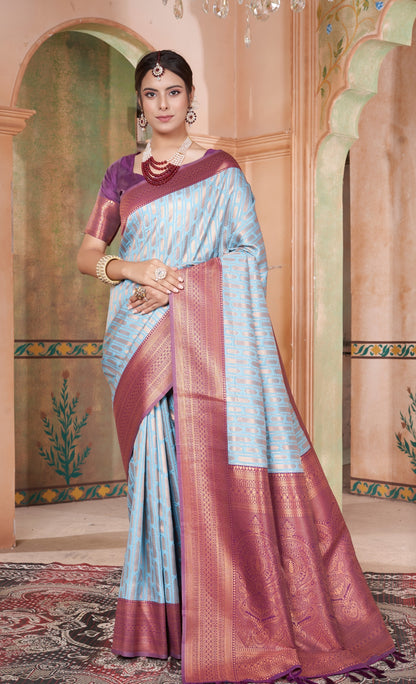 Sanaya Silk Woven Kanjivaram Saree