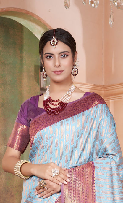 Sanaya Silk Woven Kanjivaram Saree