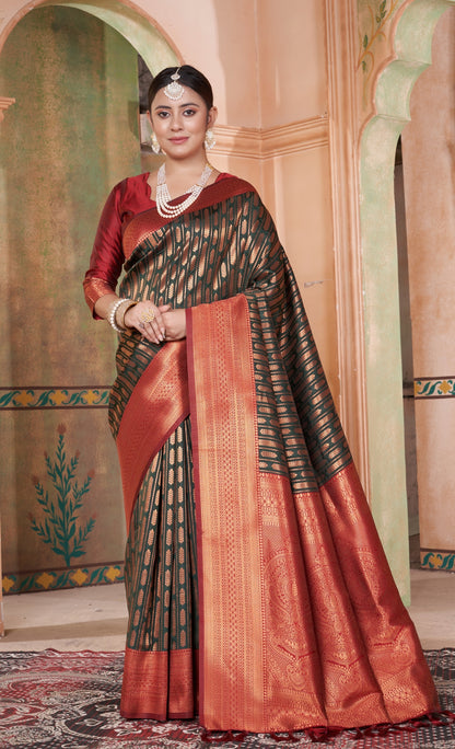 Sanaya Silk Woven Kanjivaram Saree