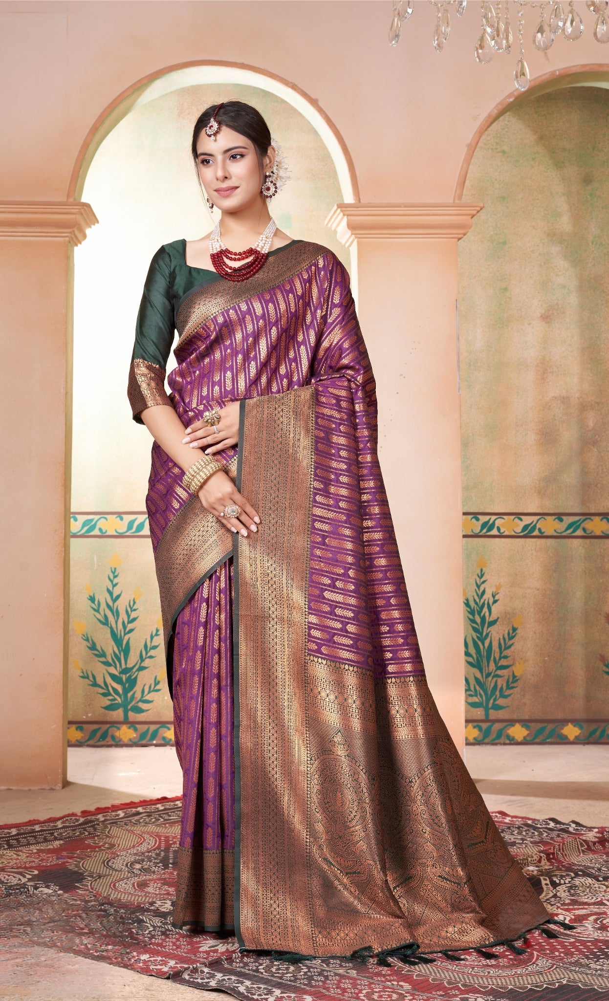 Sanaya Silk Woven Kanjivaram Saree