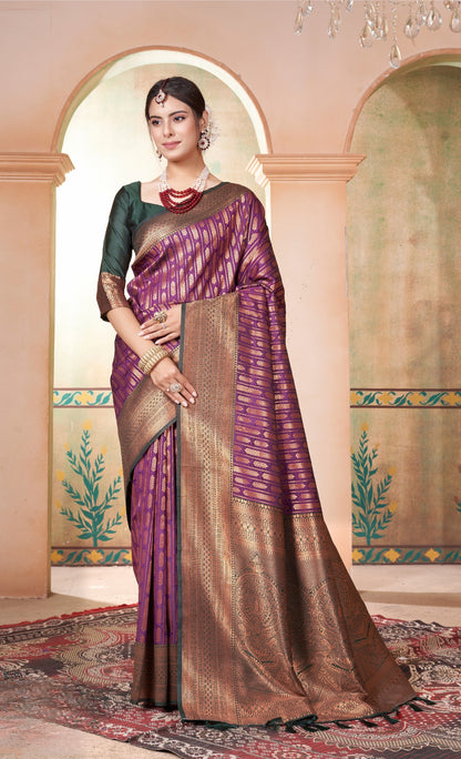 Sanaya Silk Woven Kanjivaram Saree