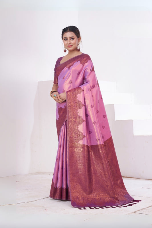 Komal Woven Silk Kanjivaram Saree