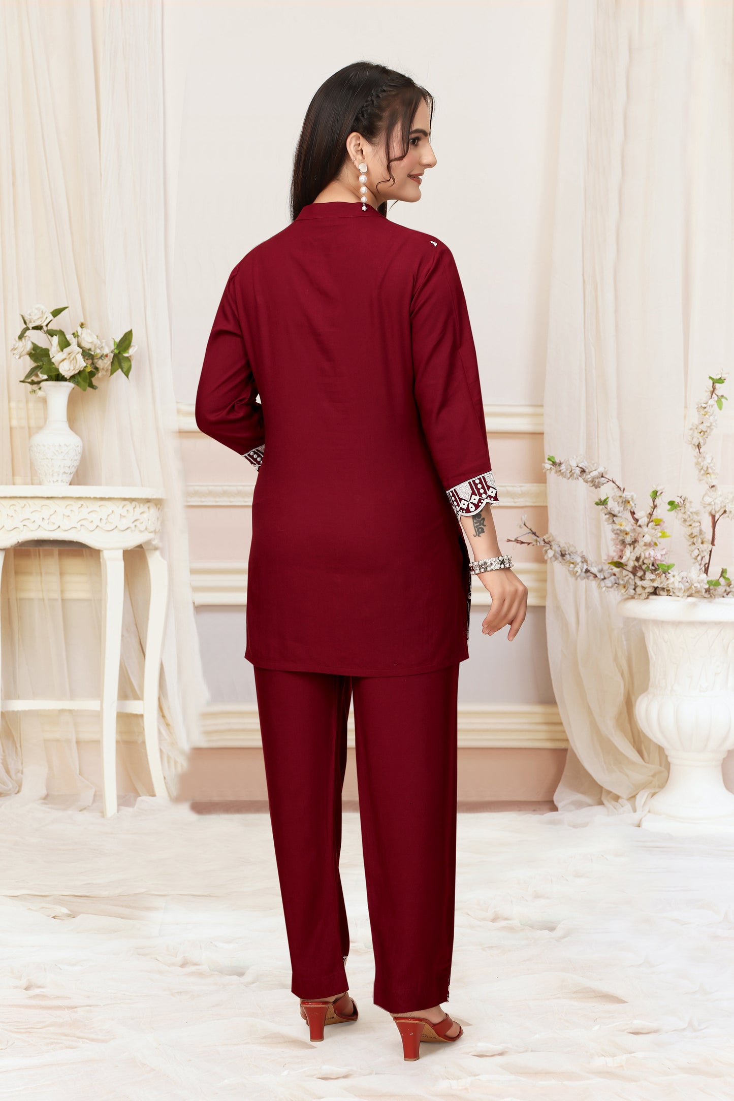 Garnet Grace Two-Piece Shiffli Set