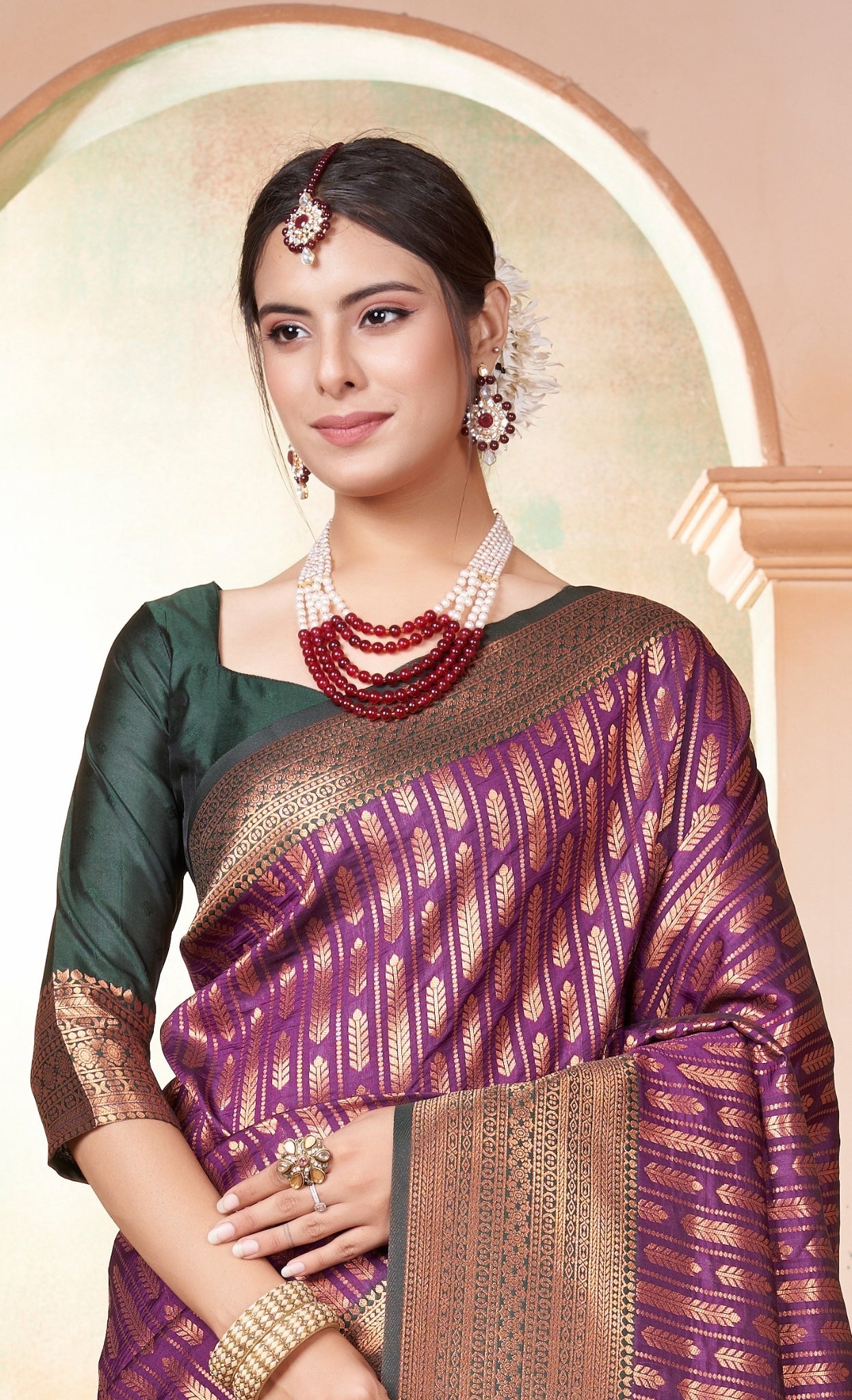 Sanaya Silk Woven Kanjivaram Saree