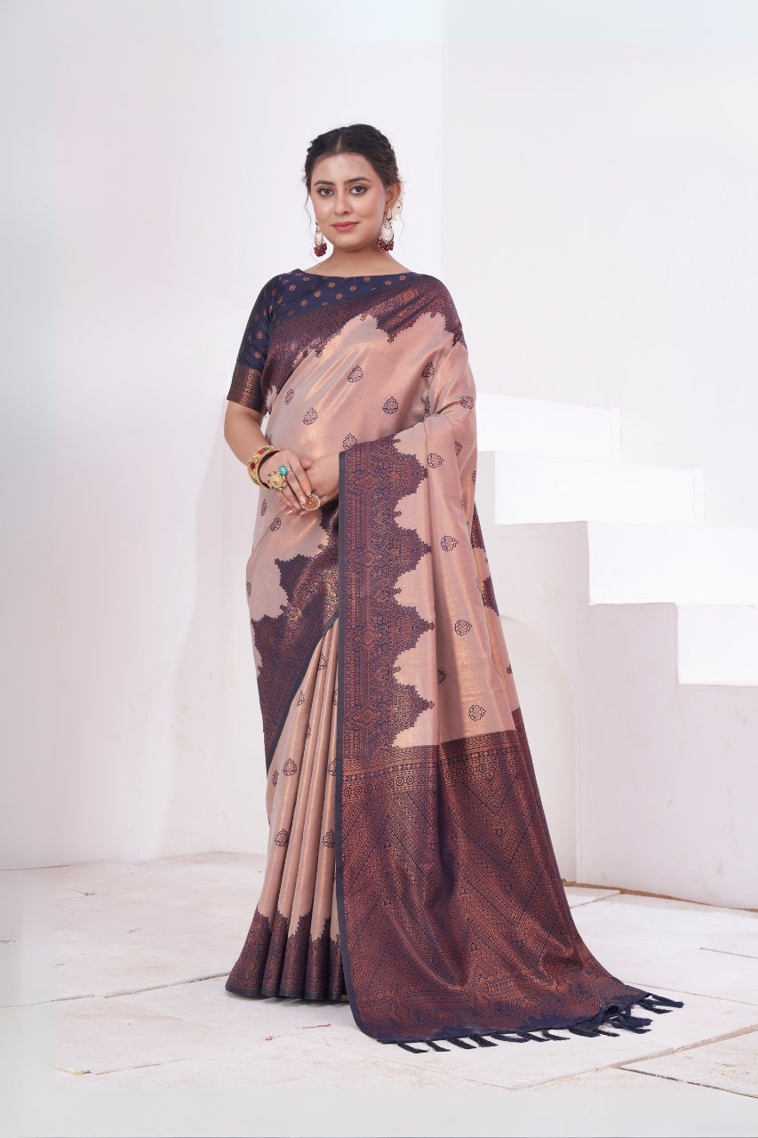Komal Woven Silk Kanjivaram Saree