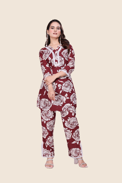 Noir Bloom Co-ords Set
