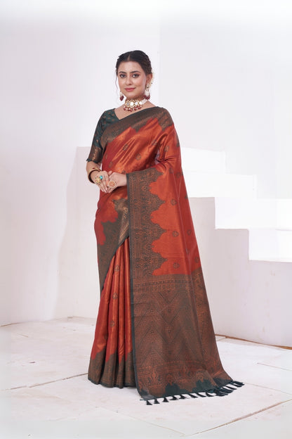 Komal Woven Silk Kanjivaram Saree