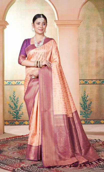 Sanaya Silk Woven Kanjivaram Saree