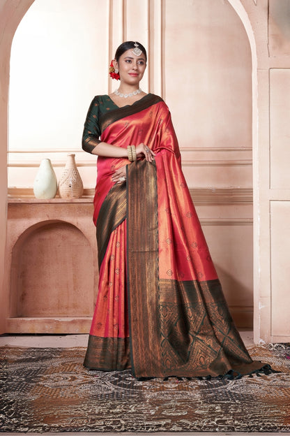 Akanksha Silk Woven Kanjivaram Saree
