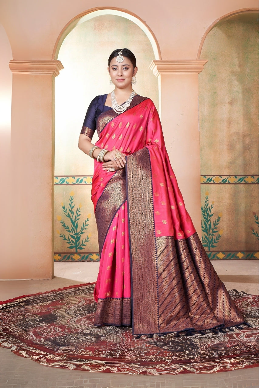 Kanana Silk Woven Kanjivaram saree