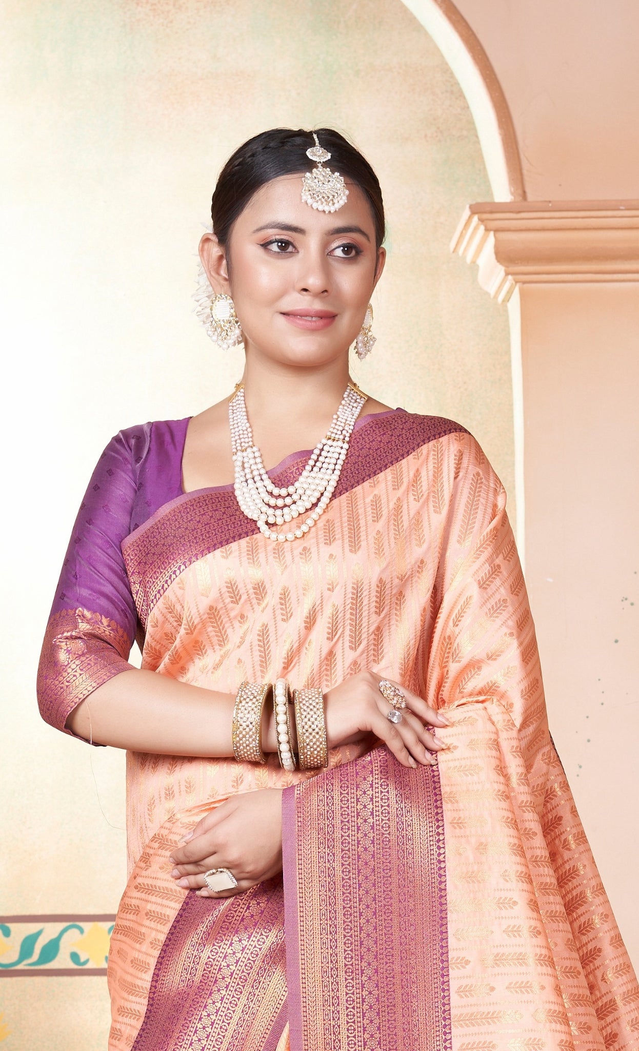 Sanaya Silk Woven Kanjivaram Saree