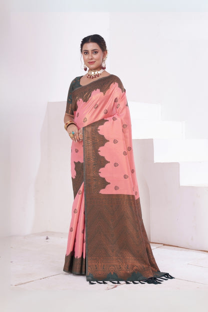 Komal Woven Silk Kanjivaram Saree