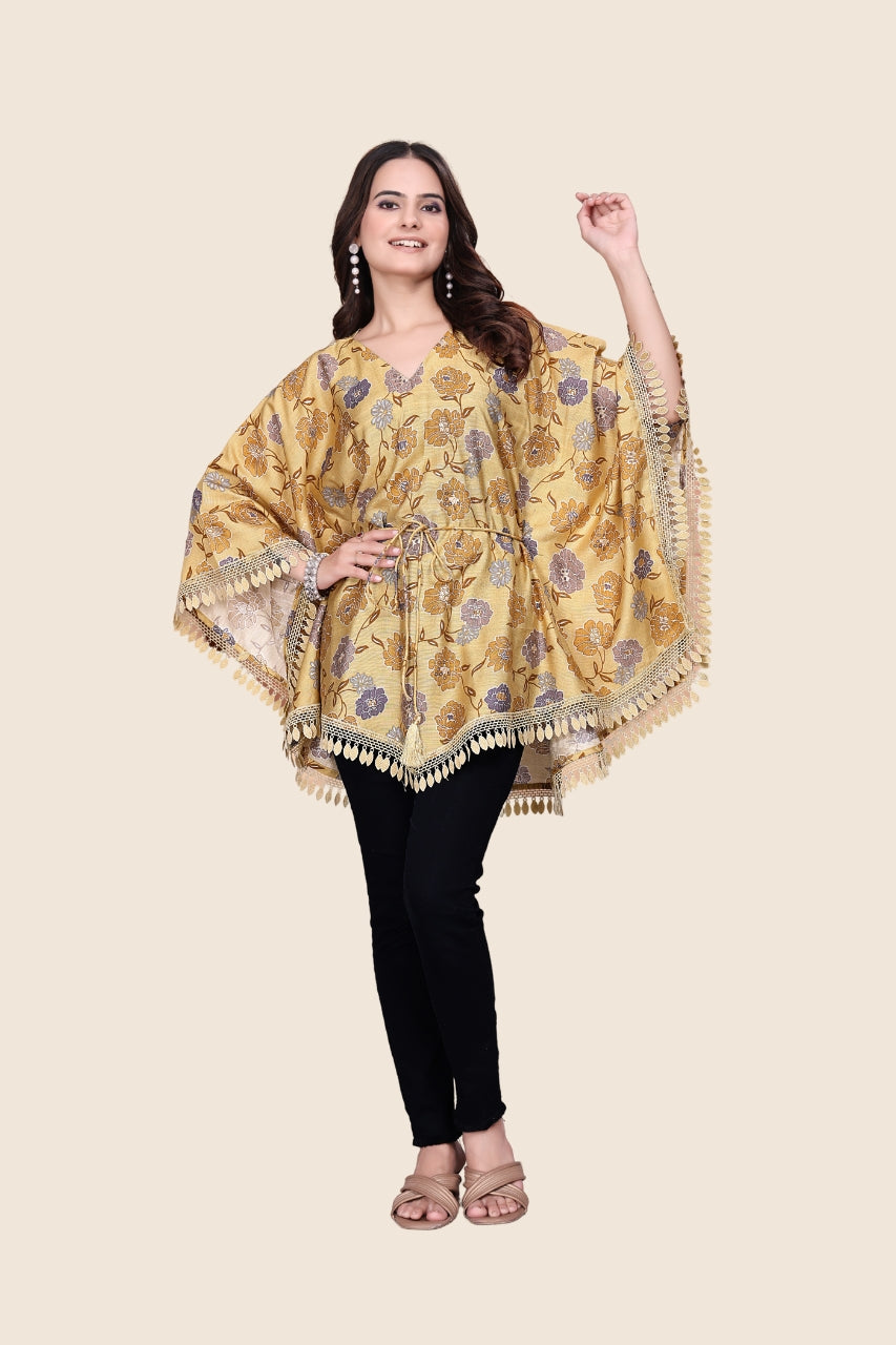 Blossom Breeze Printed Kaftan