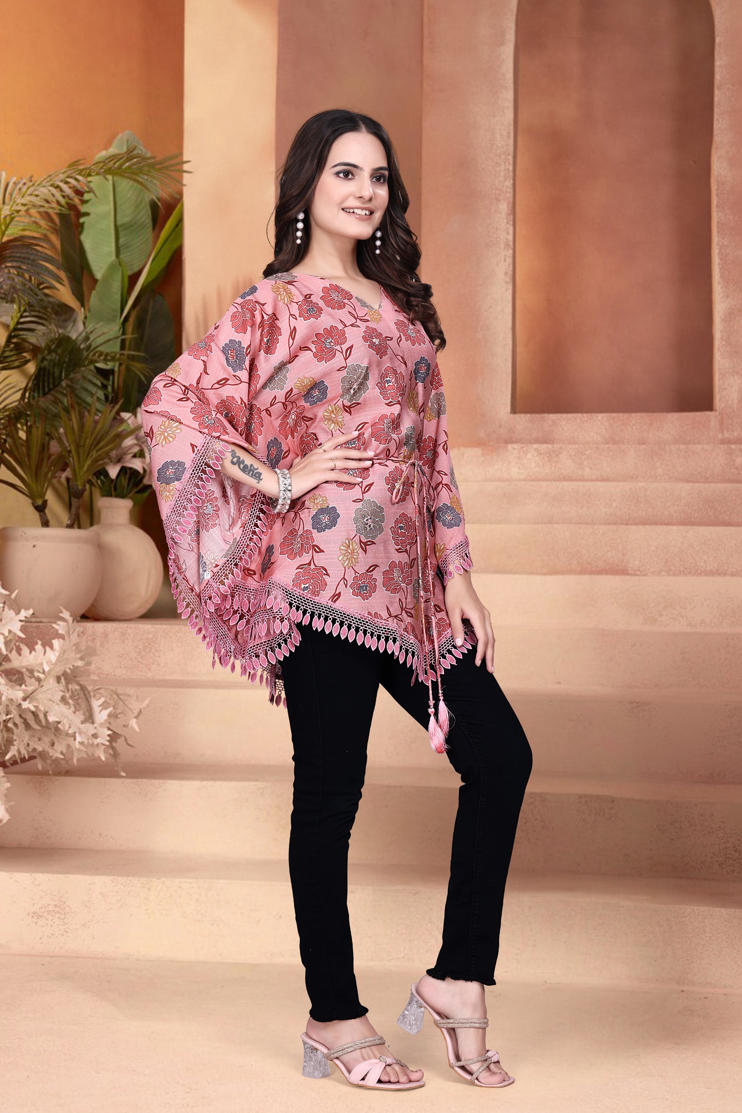 Blossom Breeze Printed Kaftan
