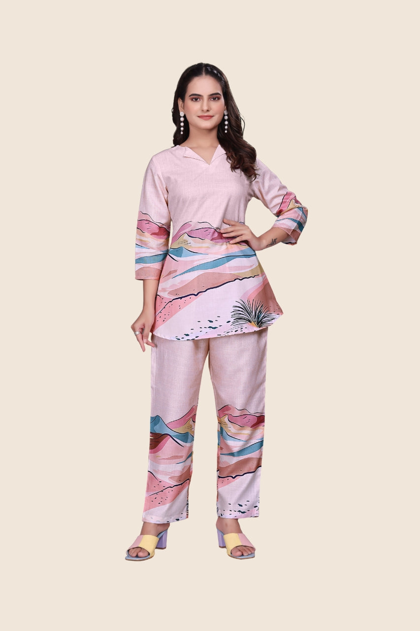 Premium Digital Printed Co-Ord Set