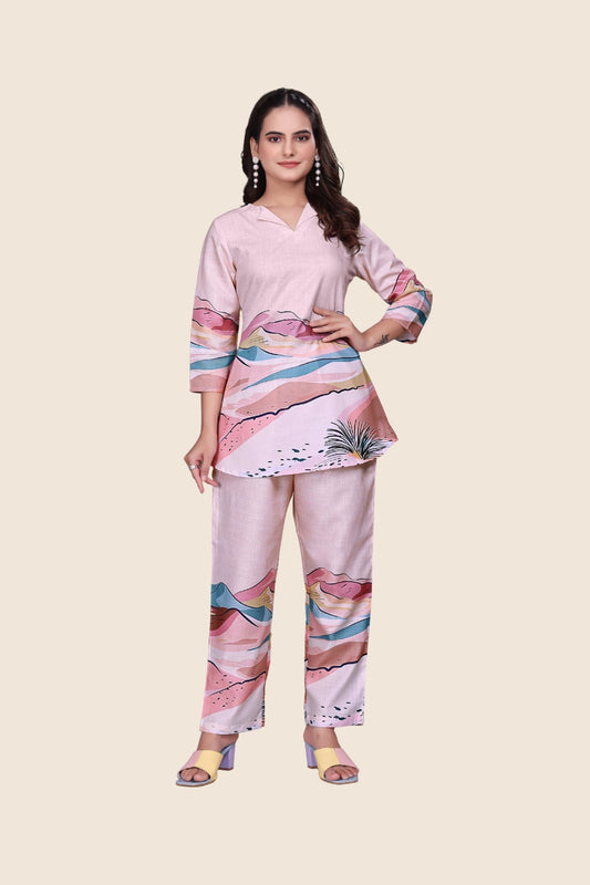 Premium Digital Printed Co-Ord Set