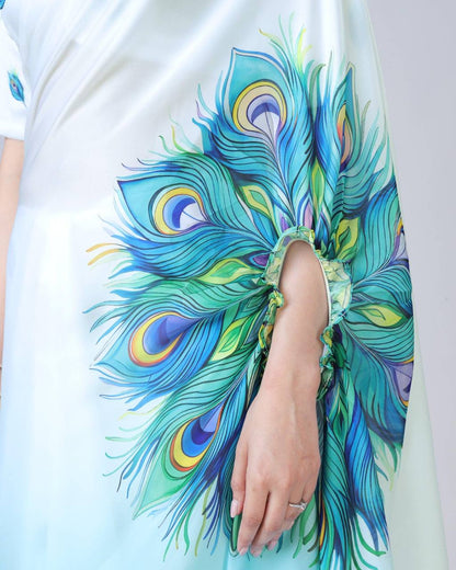 Pankhira Wings of Elegance in Satin Flow