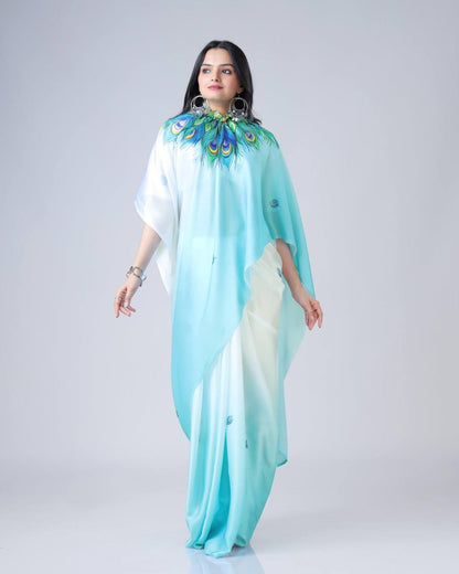 Pankhira Wings of Elegance in Satin Flow