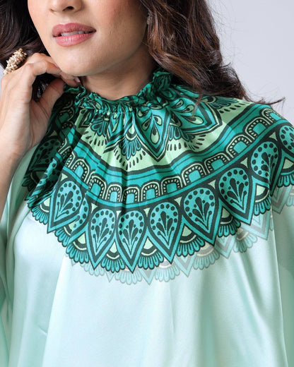 Mint Royal Statement Look with Sunglass Swag