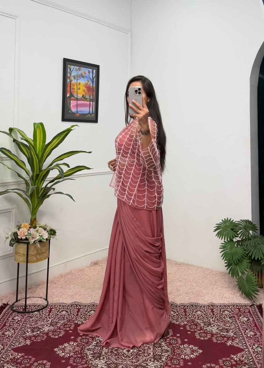 Diva Star Georgette Luxe Saree