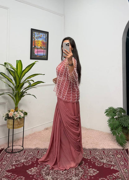 Diva Star Georgette Luxe Saree