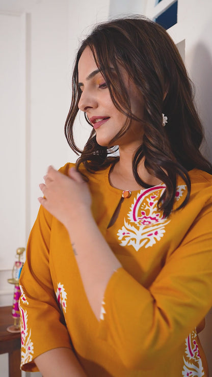 Paisley Keyhole Tunic