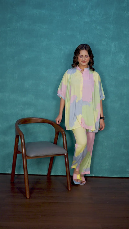 Dreamwave Pastel Co-ord Set